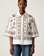Weekend Max Mara cămașă pentru femei din bumbac WKDFARSA