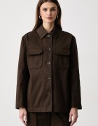 Weekend Max Mara palton pentru femei cu bumbac WKSELMO