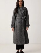 Weekend Max Mara palton pentru femei din lână WKDTEMA