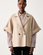 Weekend Max Mara palton scurt pentru femei din lână WKDNEO