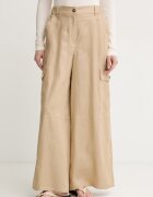 Weekend Max Mara pantaloni cargo pentru femei din in
