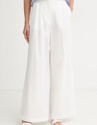 Weekend Max Mara pantaloni palazzo pentru femei din bumbac BENDA