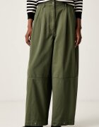 Weekend Max Mara pantaloni pentru femei din bumbac WKDBACCA