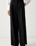 Weekend Max Mara pantaloni pentru femei din lână WKDOVVIO