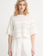 Weekend Max Mara pulover cu mânecă scurtă pentru femei din bumbac