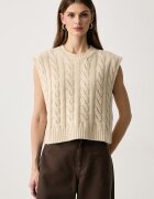 Weekend Max Mara vestă pentru femei din lână WKDCLOWN