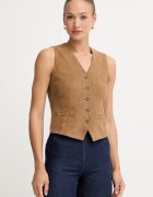 Weekend Max Mara vestă pentru femei din piele întoarsă VETUSTA