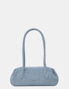 YUZEFI geantă baguette pentru femei din piele întoarsă OYSTER SHOULDER BAG MINI