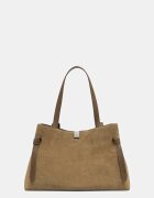 YUZEFI tote bag pentru femei din piele întoarsă GYOZA