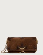 Zadig&Voltaire geantă crossbody pentru femei din piele întoarsă