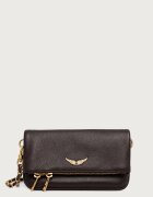 Zadig&Voltaire geantă crossbody pentru femei din piele ROCK NANO GRAINED LEATHER