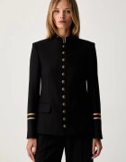 Zadig&Voltaire sacou cu un singur rând de nasturi pentru femei cu vâscoză VALLO