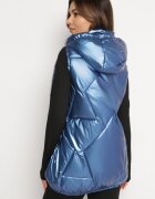 6&8 fashion Vestă Matlasată Albastră cu Glugă Incanto