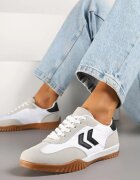 888 Adidași Alb-Negru în Stilul Tenisilor Clasici cu Cusături Decorative Mepnia