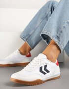 888 Adidași Alb-roșii în stilul Tenișilor Clasici cu Cusături Decorative Mepnia