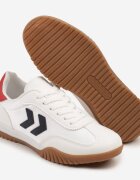 888 Adidași Alb-roșii în stilul Tenișilor Clasici cu Cusături Decorative Mepnia