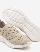 888 Adidași Bej cu Carâmb Perforat Polmio