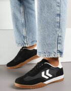 888 Adidași Negru-Alb în Stil Clasic de Teniși cu Cusături Decorative Mepnia