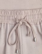 ab. ambitonfly Compleu Bej Din Bumbac Oversize Tricou și Pantaloni Azilane