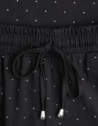 ab. ambitonfly Compleu Negru de Bumbac Croială Oversize Tricou și Pantaloni Azilane