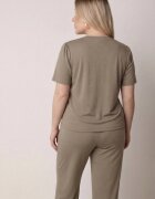 ab. ambitonfly Set Verde din bumbac tip oversized Tricou și Pantaloni Azilane