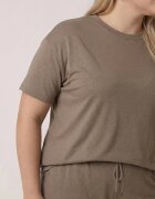ab. ambitonfly Set Verde din bumbac tip oversized Tricou și Pantaloni Azilane