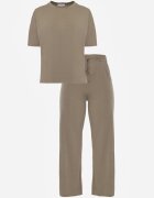 ab. ambitonfly Set Verde din bumbac tip oversized Tricou și Pantaloni Azilane