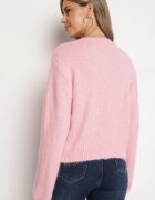 acajo Cardigan Roz Casual cu croială clasică Riathiel