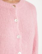 acajo Cardigan Roz Casual cu croială clasică Riathiel