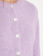 acajo Cardigan Violet Casual cu Croială Clasică Riathiel
