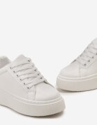  Adidași Alb-Albastru cu Platformă Rilame