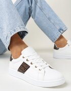  Adidași Alb-Maro cu Inserții Dyvana