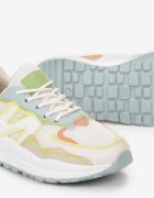  Adidași Alb-Portocalii cu Cusături Decorative Leostia