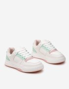  Adidași Alb-Roz Decorate cu Aplicații Colorate Utaria