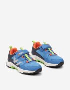  Adidași Albastre Plati Cu șireturi cu model geometric Ellitrien