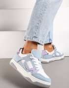  Adidași Albaștri-Albi cu inserții din denim Asailla