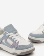  Adidași Albaștri-Albi cu inserții din denim Asailla