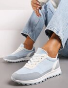  Adidași Albaștri cu șireturi Egrania