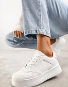  Adidași Albi cu Talpă Groasă sub Glezna Kiwiana