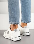  Adidași Albi Decorați cu Aplicație Metalică Zolamira