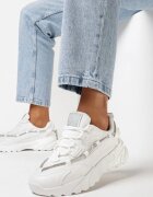  Adidași Albi Decorați cu șnur cu bijuterii Aellwin