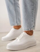  Adidași Albi din plasă pe talpă în relief Eezore