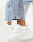  Adidași Albi pe Platformă Agnenia