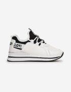  Adidași Albi sub gleznă cu platformă Loyalin