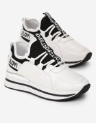  Adidași Albi sub gleznă cu platformă Loyalin