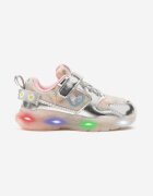  Adidași Argintii De designer cu Scai cu Talpă Luminoasă și Aplicații Drăguțe Eirce