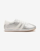  Adidași Argintiu-Alb Cu șireturi Stil tenis Liavessa