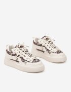  Adidași bej cu imprimeu leopard Calidi
