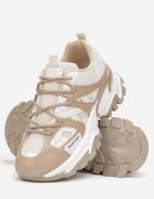  Adidași Bej Cu Talpă Groasă Cu Relief Dalares