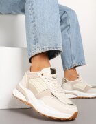  Adidași Bej cu Talpă Groasă Decorați cu Împletitură Ninidala